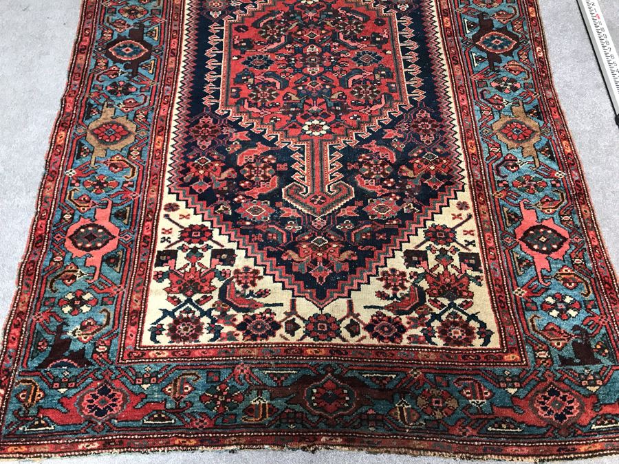 Vintage Hand Knotted Wool Persian Rug 53' X 80' [Photo 6]