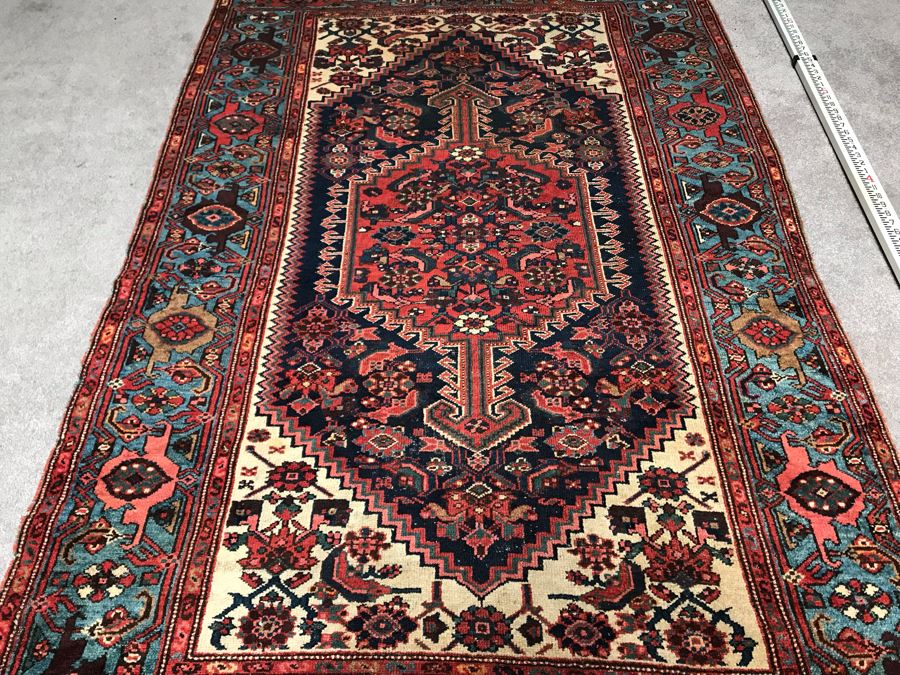 Vintage Hand Knotted Wool Persian Rug 53' X 80' [Photo 5]