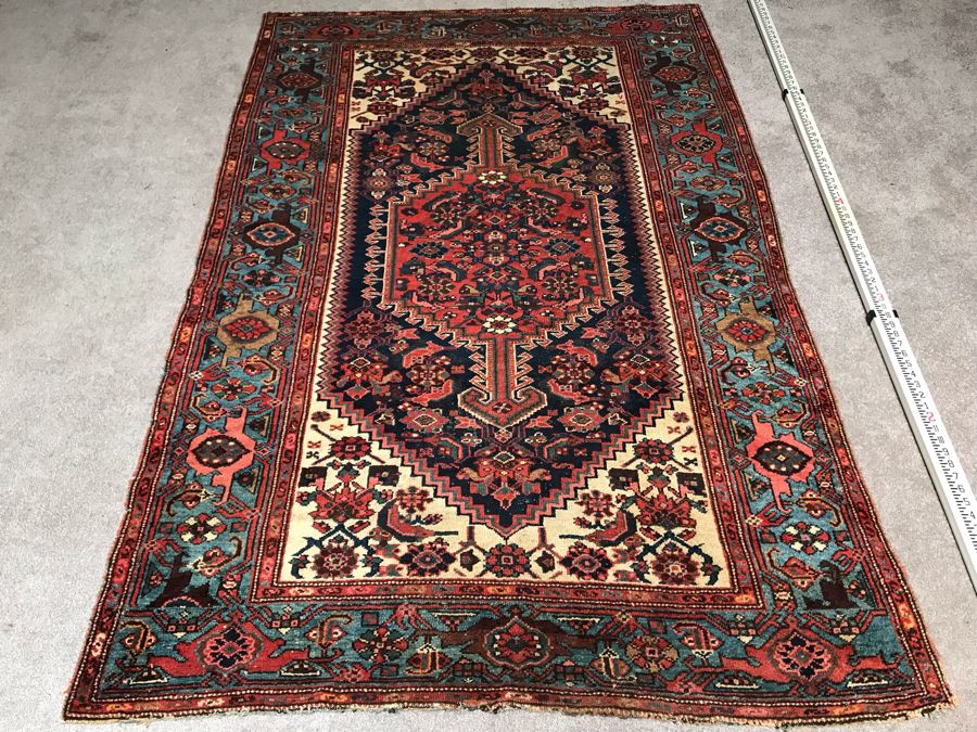 Vintage Hand Knotted Wool Persian Rug 53' X 80' [Photo 1]