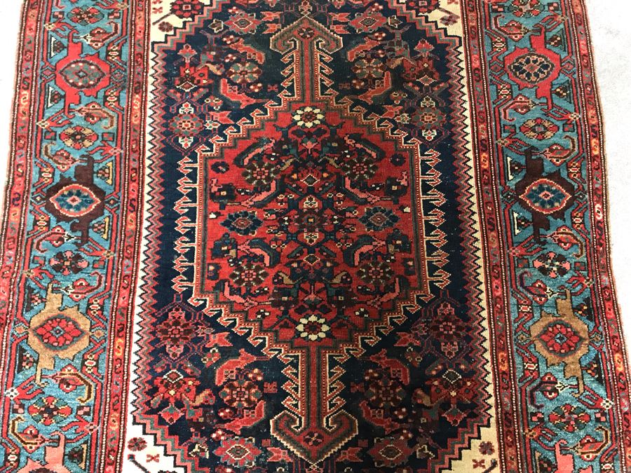 Vintage Hand Knotted Wool Persian Rug 53' X 80' [Photo 10]