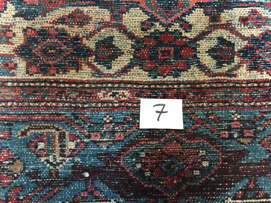 Vintage Hand Knotted Wool Persian Rug 53' X 80' [Photo 19]