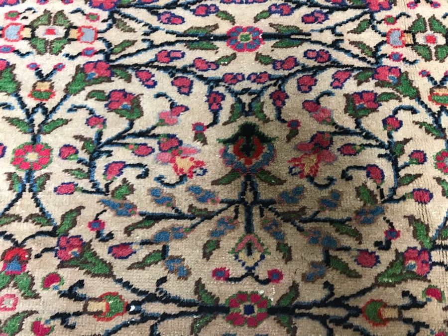 Vintage Hand Knotted Wool Persian Rug 53' X 87' [Photo 12]