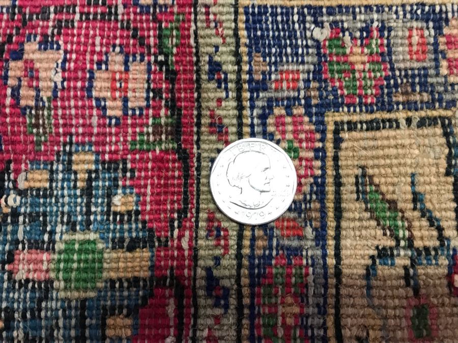 Vintage Hand Knotted Wool Persian Rug 53' X 87' [Photo 13]