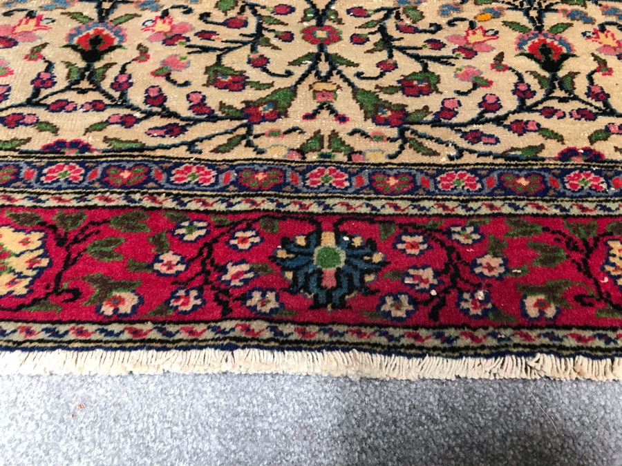 Vintage Hand Knotted Wool Persian Rug 53' X 87' [Photo 9]