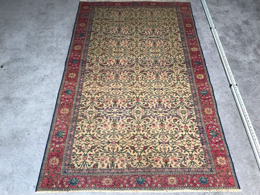 Vintage Hand Knotted Wool Persian Rug 53' X 87' [Photo 18]