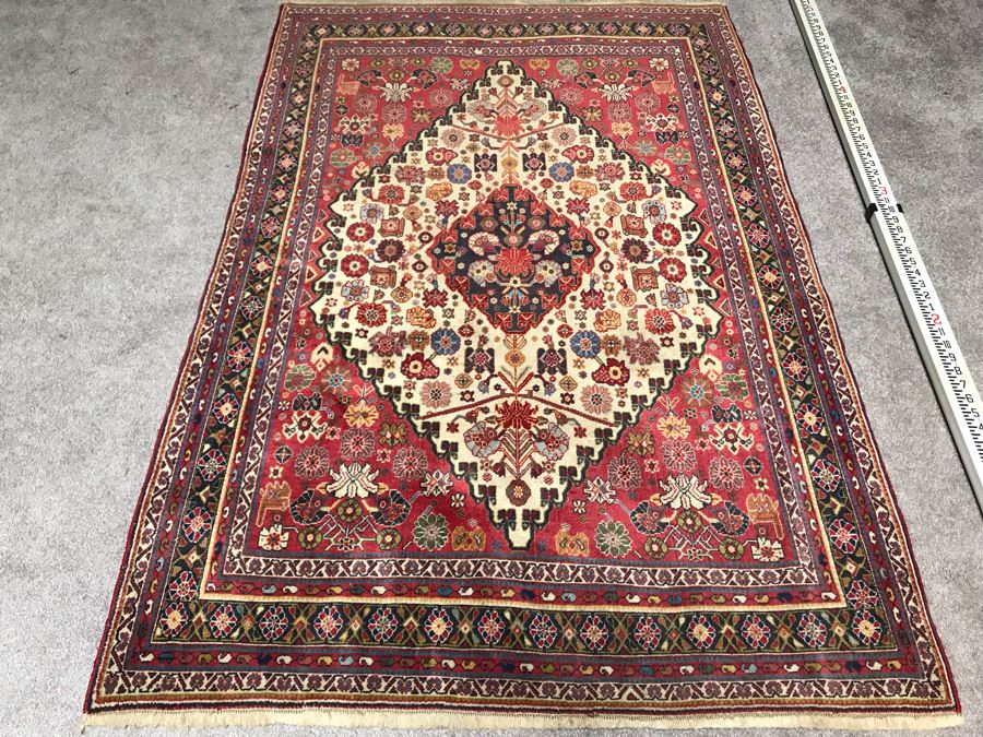 Vintage Hand Knotted Wool Persian Rug 41' X 61' [Photo 5]