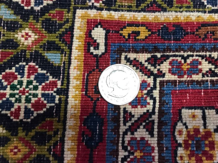 Vintage Hand Knotted Wool Persian Rug 41' X 61' [Photo 11]