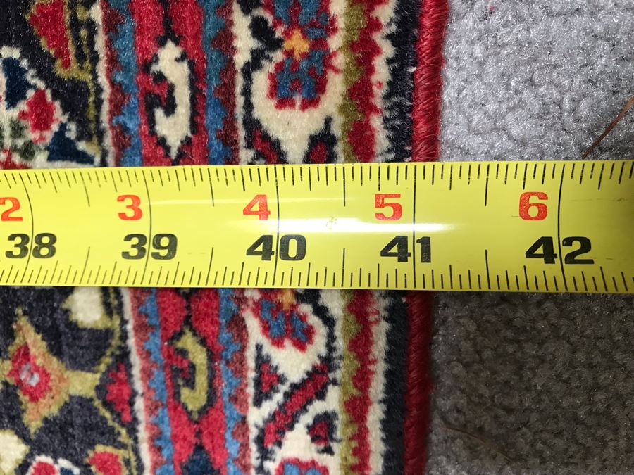 Vintage Hand Knotted Wool Persian Rug 41' X 61' [Photo 13]