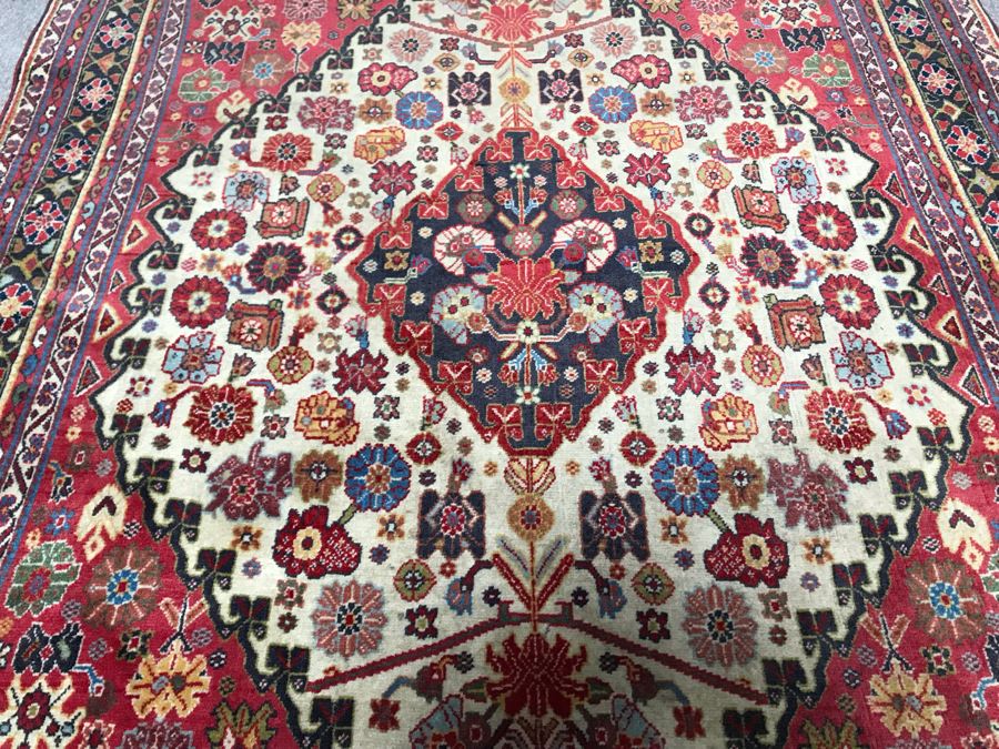 Vintage Hand Knotted Wool Persian Rug 41' X 61' [Photo 8]