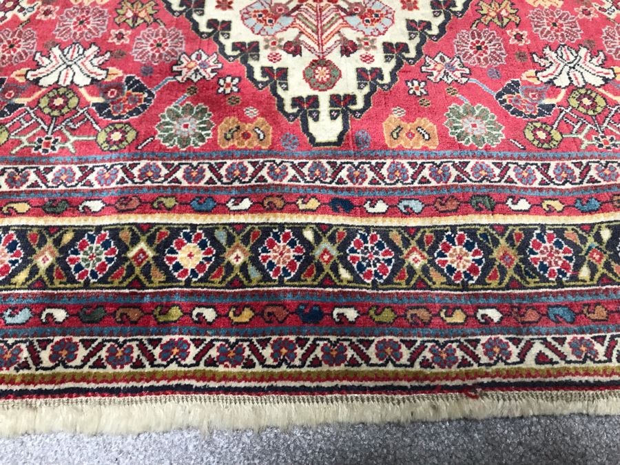 Vintage Hand Knotted Wool Persian Rug 41' X 61' [Photo 6]