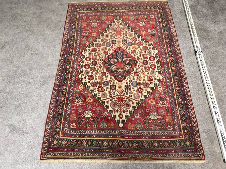 Vintage Hand Knotted Wool Persian Rug 41' X 61' [Photo 4]