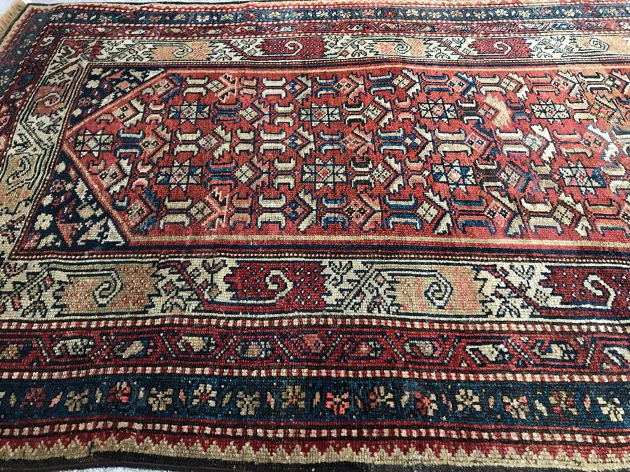 Vintage Hand Knotted Wool Persian Rug 48' X 89' [Photo 9]