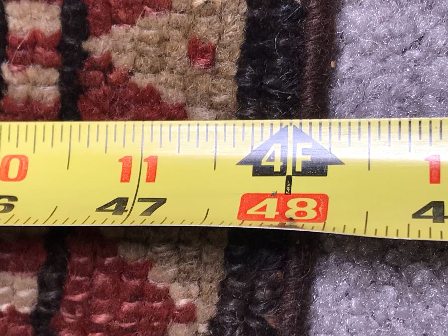 Vintage Hand Knotted Wool Persian Rug 48' X 89' [Photo 13]