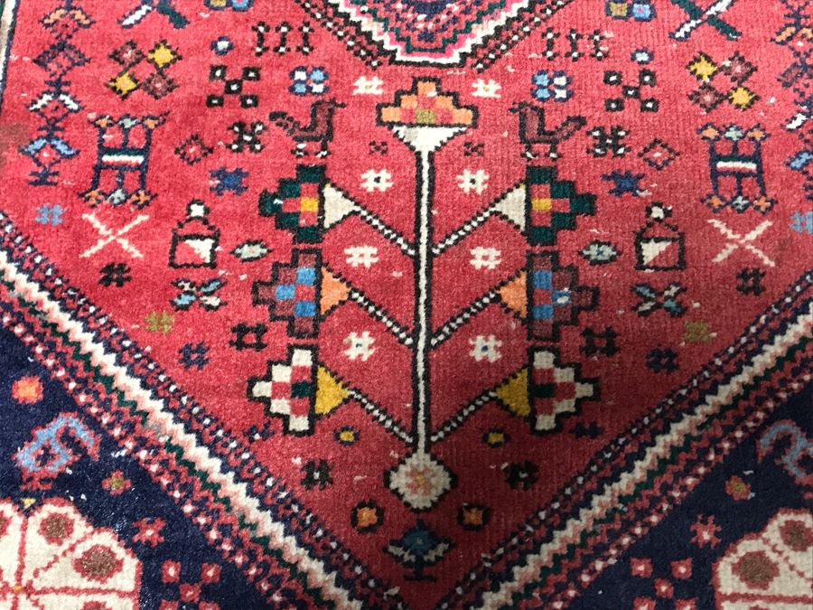 Vintage Hand Knotted Wool Persian Rug 26' X 39' [Photo 6]