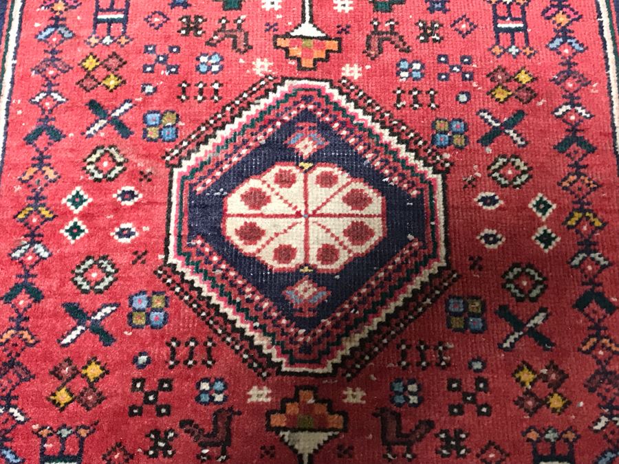 Vintage Hand Knotted Wool Persian Rug 26' X 39' [Photo 7]