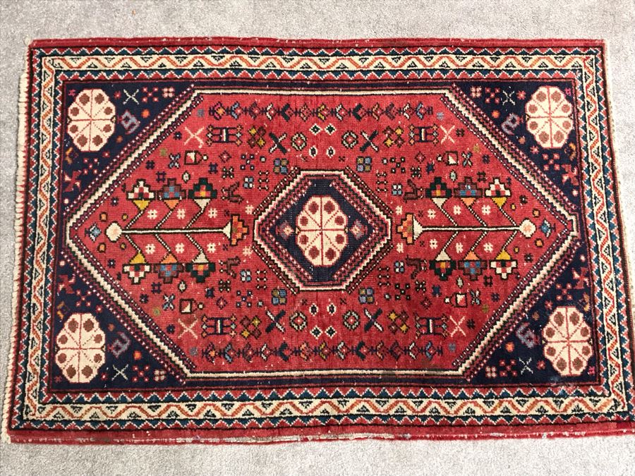 Vintage Hand Knotted Wool Persian Rug 26' X 39' [Photo 9]
