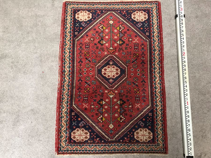 Vintage Hand Knotted Wool Persian Rug 26' X 39' [Photo 4]