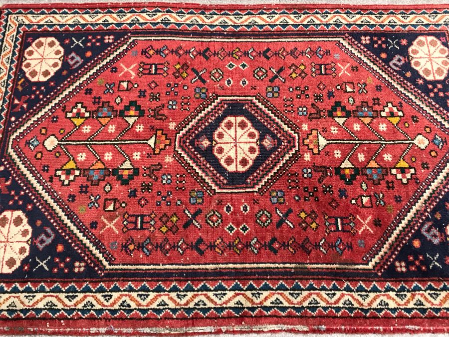 Vintage Hand Knotted Wool Persian Rug 26' X 39' [Photo 10]