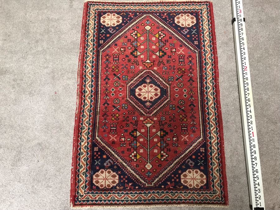 Vintage Hand Knotted Wool Persian Rug 26' X 39' [Photo 3]