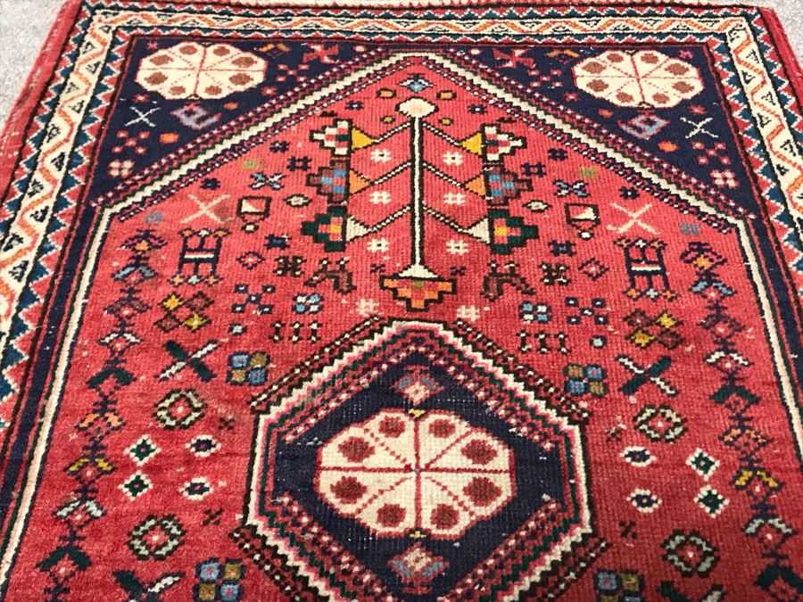 Vintage Hand Knotted Wool Persian Rug 26' X 39' [Photo 8]