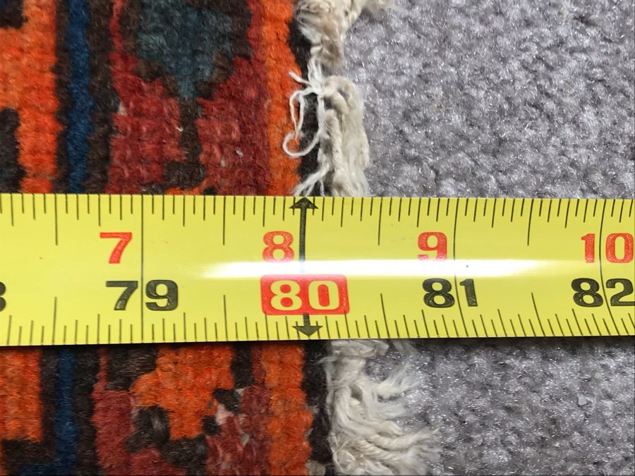 Vintage Hand Knotted Wool Persian Rug 54' X 80' [Photo 16]