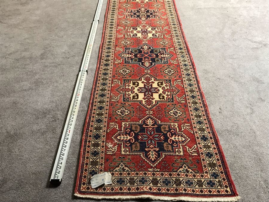 Vintage Hand Knotted Wool Persian Runner Rug From Iran 28' X 152' [Photo 16]