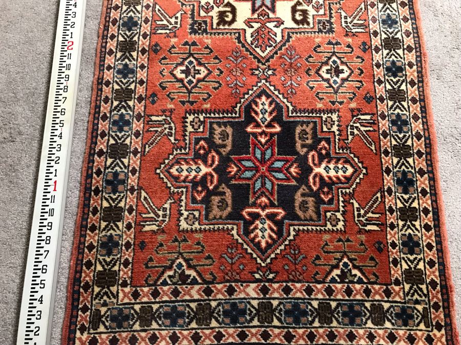 Vintage Hand Knotted Wool Persian Runner Rug From Iran 28' X 152' [Photo 6]