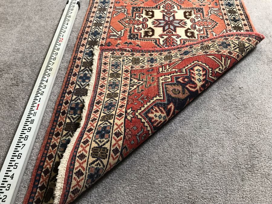 Vintage Hand Knotted Wool Persian Runner Rug From Iran 28' X 152' [Photo 10]