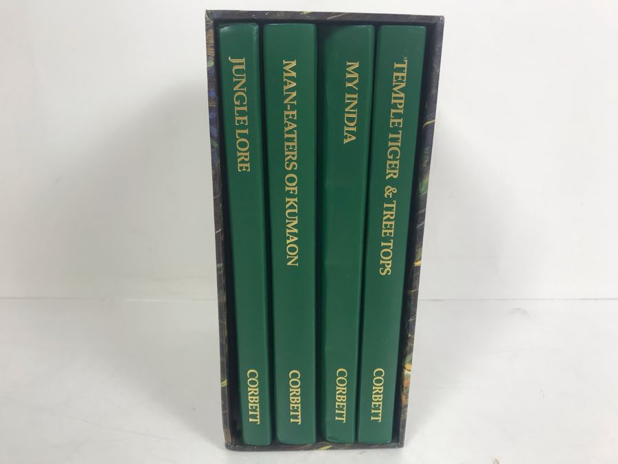Safari Press Book Collection By Jim Corbett: Temple Tiger & Tree Tops, My India, Man-Eaters Of Kumaon And Jungle Lore - Retails For $100 [Photo 2]