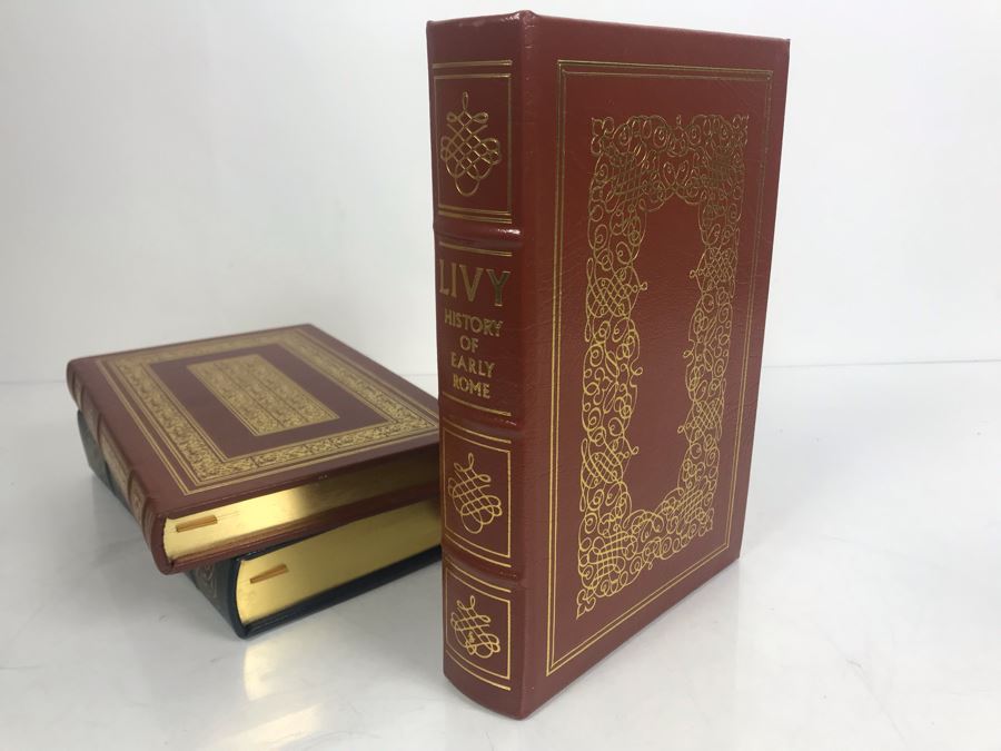 Set Of (4) Easton Press Collector's Edition Genuine Leather Books: The Federalist 1787-88 By Hamilton, Madison And Jay, Livy Titus Livius History Of Early Rome, The Way Of All Flesh By Samuel Butler And The Prince Niccolo Machiavelli [Photo 9]