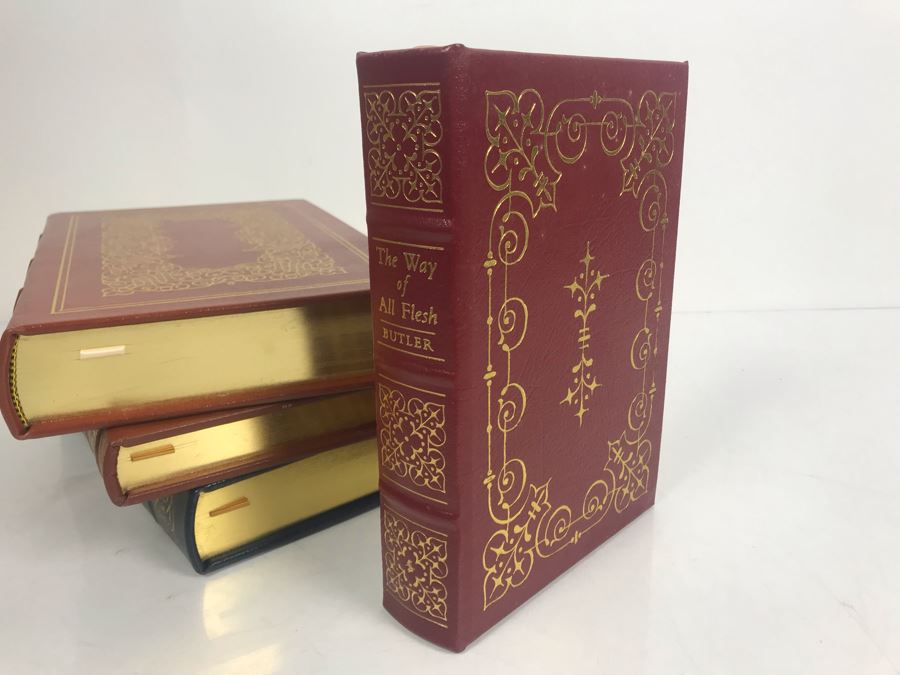 Set Of (4) Easton Press Collector's Edition Genuine Leather Books: The Federalist 1787-88 By Hamilton, Madison And Jay, Livy Titus Livius History Of Early Rome, The Way Of All Flesh By Samuel Butler And The Prince Niccolo Machiavelli [Photo 12]
