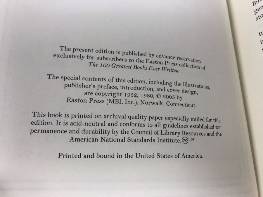 Easton Press Collector's Edition Genuine Leather Book: Silas Marner The Weaver Of Raveloe By George Eliot [Photo 4]
