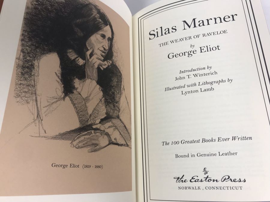 Easton Press Collector's Edition Genuine Leather Book: Silas Marner The Weaver Of Raveloe By George Eliot [Photo 3]