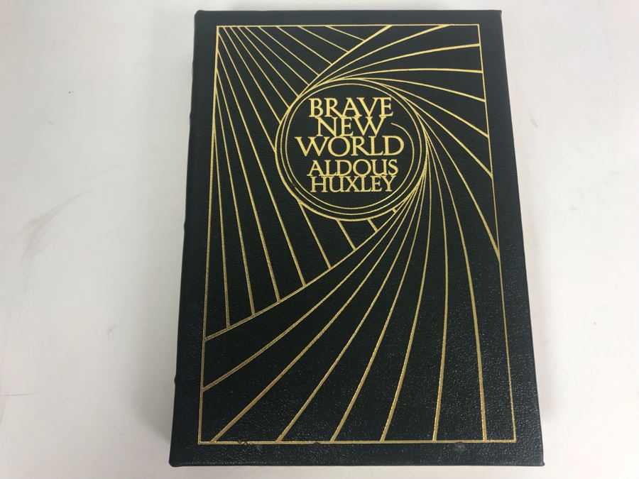 Easton Press Collector's Edition Genuine Leather Book: Brave New World By Aldous Huxley [Photo 2]