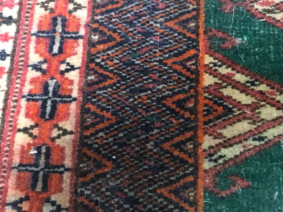 Vintage Hand Knotted Wool Persian Rug 41' X 54' - Appraised For $960 In 2017 [Photo 6]