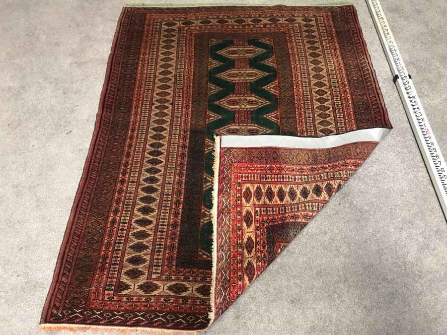 Vintage Hand Knotted Wool Persian Rug 41' X 54' - Appraised For $960 In 2017 [Photo 1]