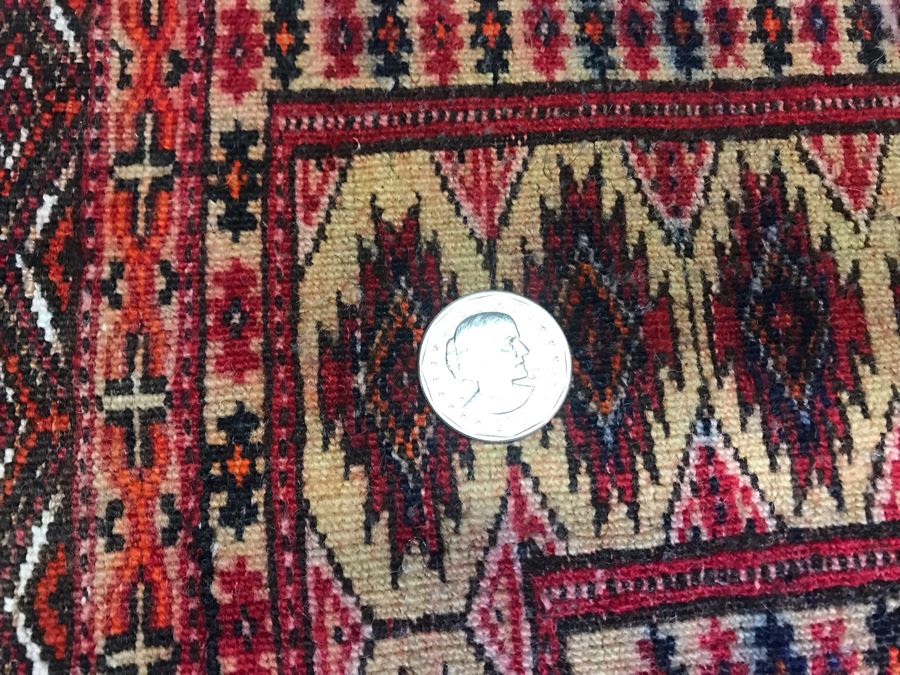 Vintage Hand Knotted Wool Persian Rug 41' X 54' - Appraised For $960 In 2017 [Photo 12]