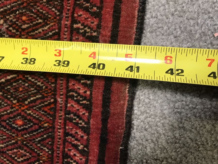 Vintage Hand Knotted Wool Persian Rug 41' X 54' - Appraised For $960 In 2017 [Photo 10]