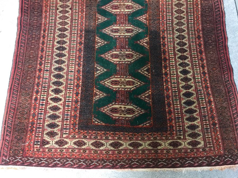 Vintage Hand Knotted Wool Persian Rug 41' X 54' - Appraised For $960 In 2017 [Photo 5]