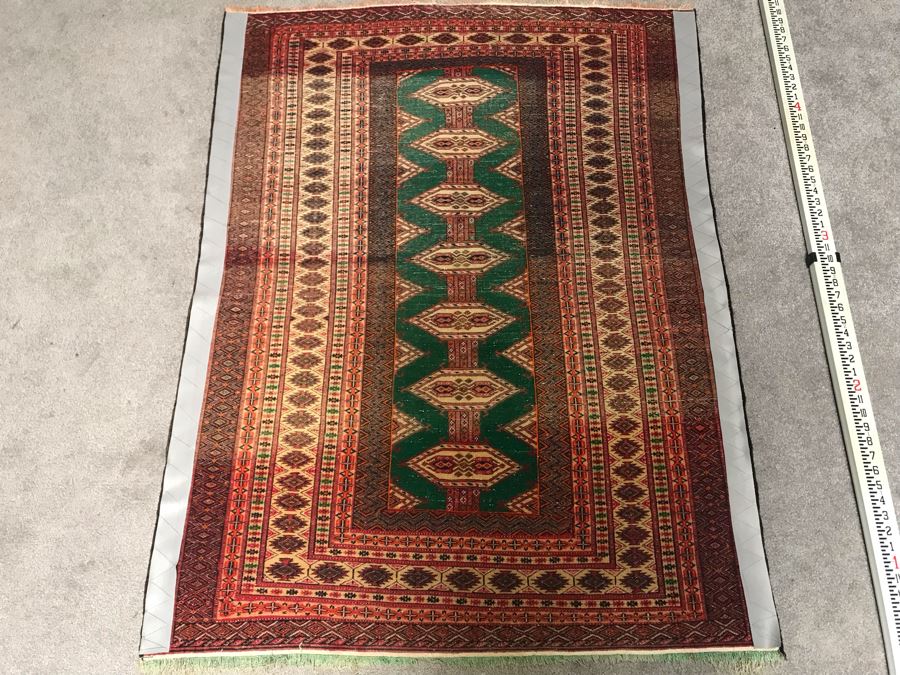 Vintage Hand Knotted Wool Persian Rug 41' X 54' - Appraised For $960 In 2017 [Photo 14]