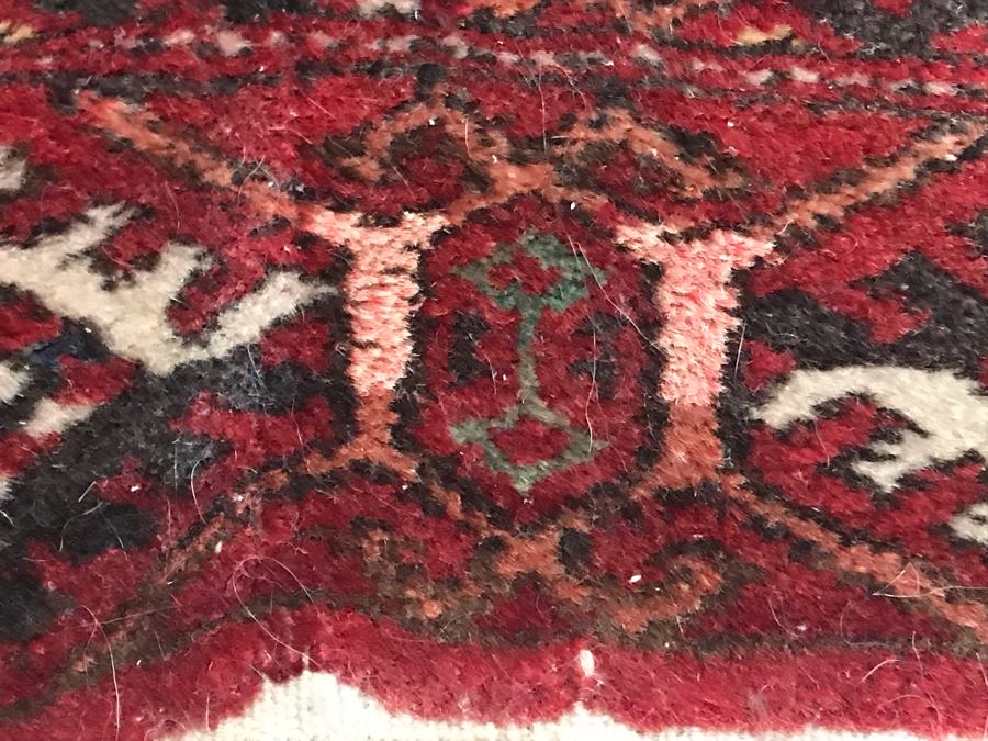 Vintage Hand Knotted Wool Persian Rug 45' X 63' - Appraised For $780 In 2017 [Photo 10]