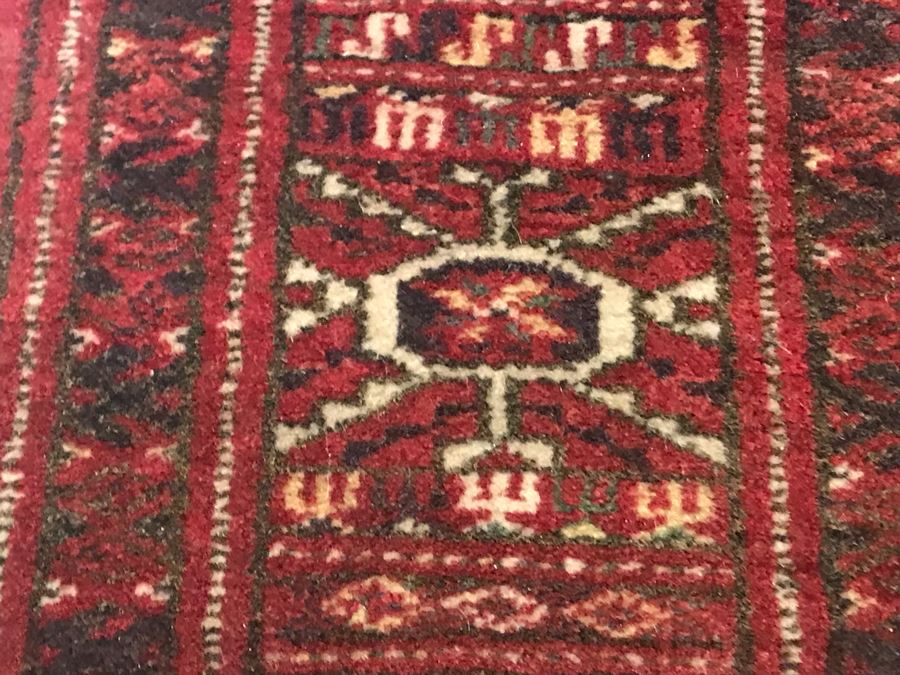 Vintage Hand Knotted Wool Persian Rug 45' X 63' - Appraised For $780 In 2017 [Photo 9]
