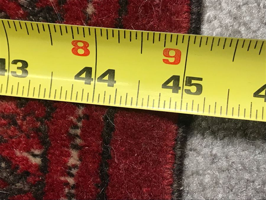 Vintage Hand Knotted Wool Persian Rug 45' X 63' - Appraised For $780 In 2017 [Photo 13]