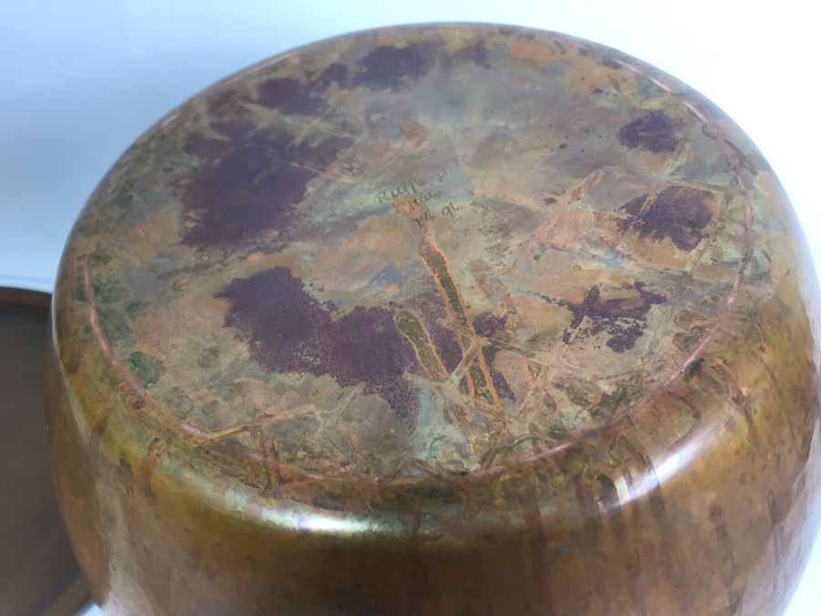 Large 14Qt Copper Ruffoni Italy Stock Pot With Lid [Photo 8]