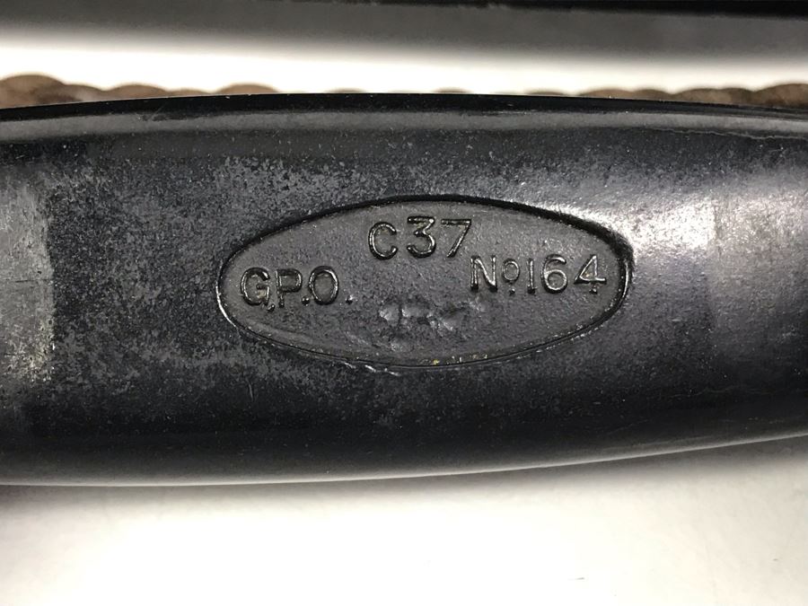 Pair Of Vintage British Black Bakelite GPO No. 164 Bell Rotary Dial Telephones Bell Set No 26 [Photo 12]