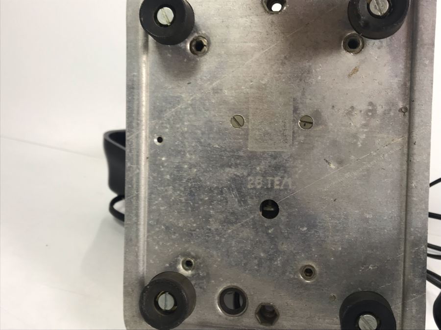 Pair Of Vintage British Black Bakelite GPO No. 164 Bell Rotary Dial Telephones Bell Set No 26 [Photo 25]