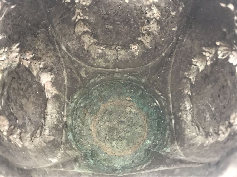 Stunning Ornate Hallmarked Silverplate Trophy Cup Inscribed 'Regimental Sword Prize Awarded To Mr. Charles Bailey Aug 1869 Cavalry' 15'H [Photo 20]