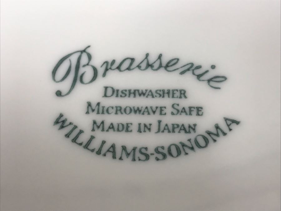 Brasserie Blue By Williams-Sonoma (5) Cereal Soup Bowls And (10) 9