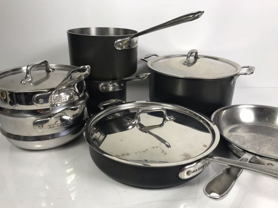 7-Piece Collection Of All-Clad LTD And 3-Piece All-Clad Pots, Fry Pans, Stockpot - Set Retails Over $1,000 [Photo 3]