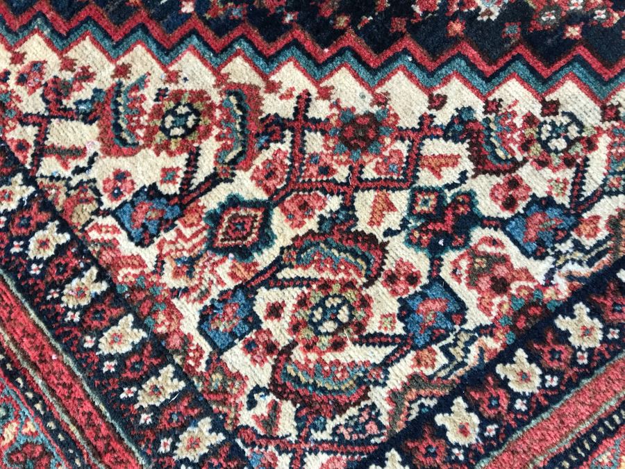 Large Vintage Persian Rug Hand Knotted Wool Area Rug 13.7' X 11.1' [Photo 14]